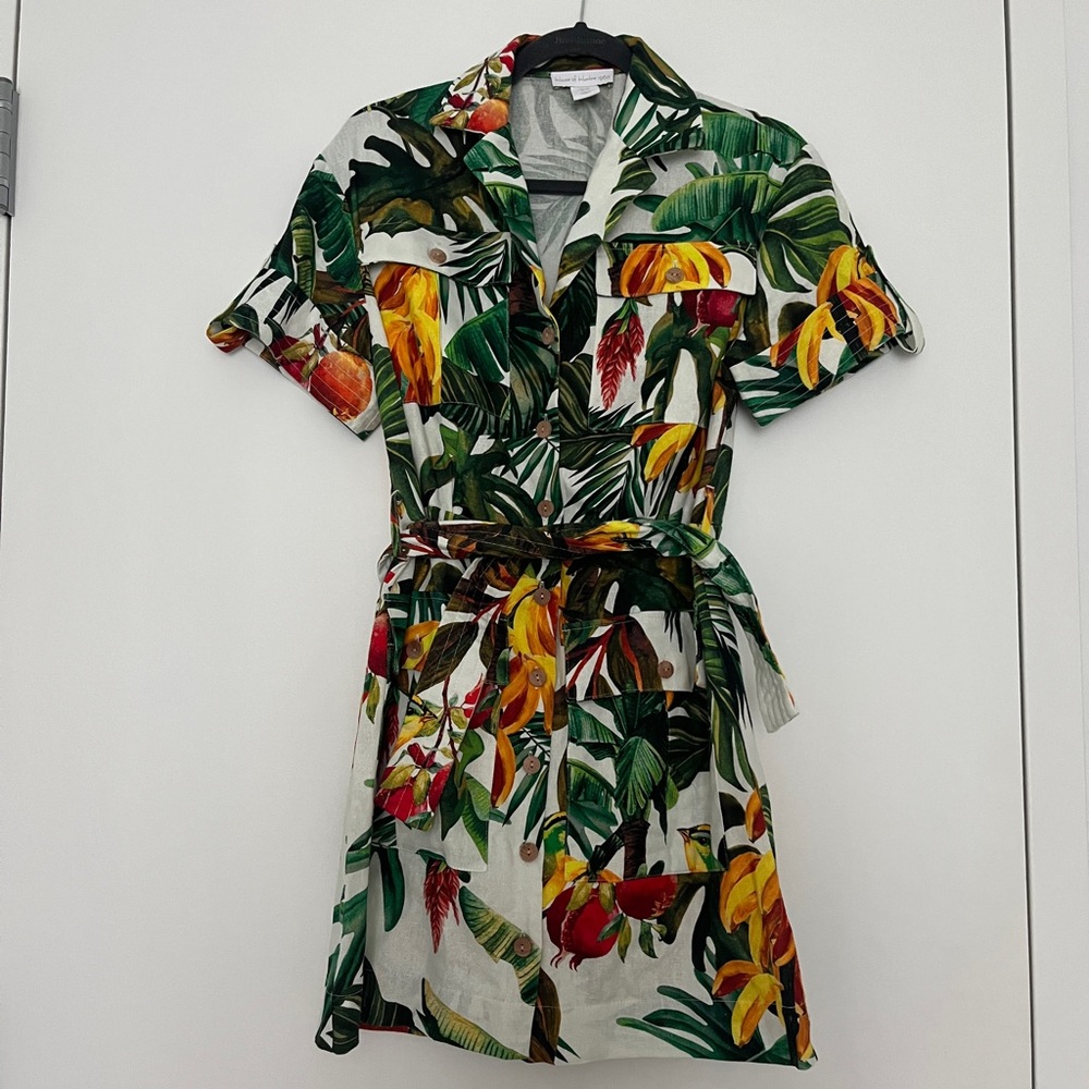 House of Harlow 1960 Tropical Print Mini Dress Size S/XS